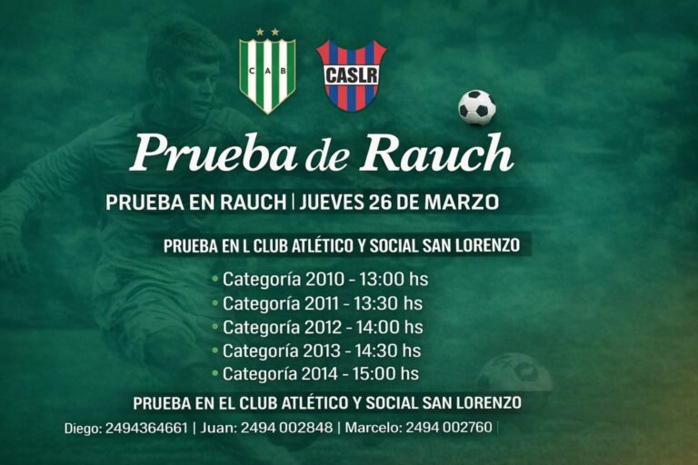 prueba de rauch