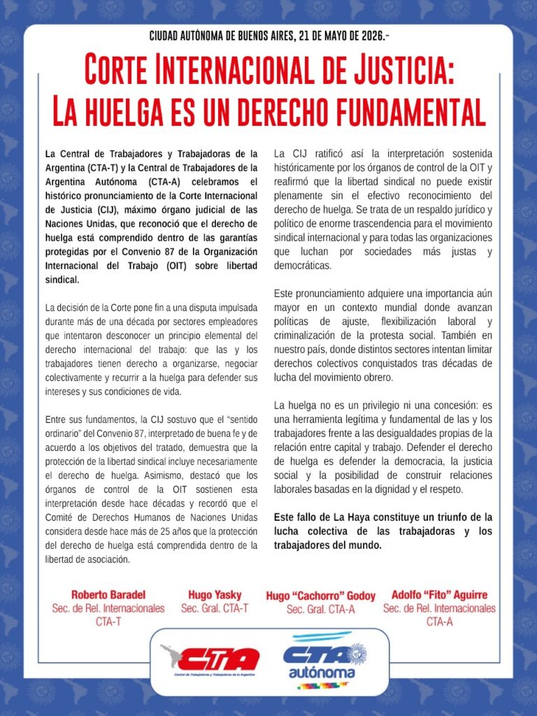corte huelga