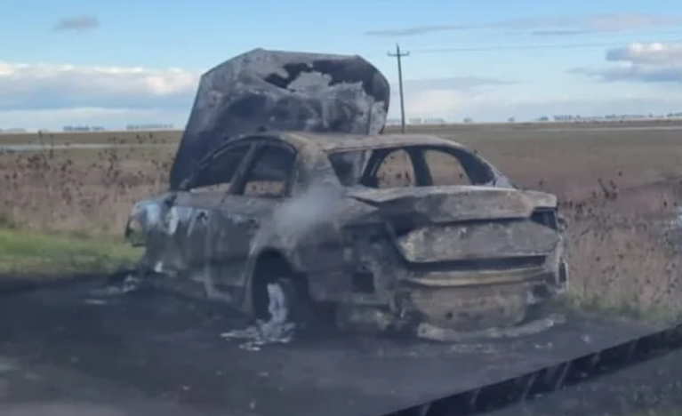 auto incendiado