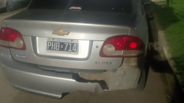 auto chocado